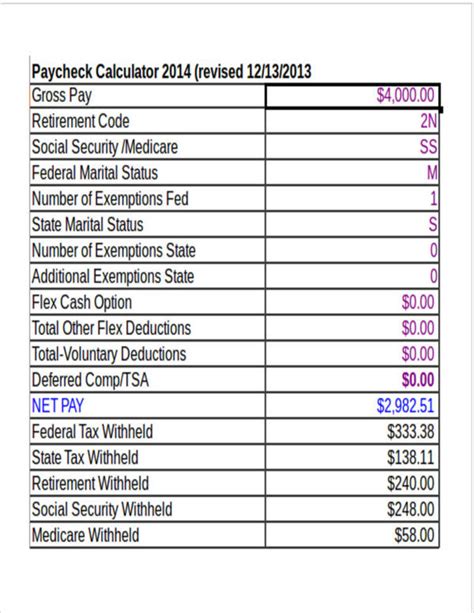 ohw much tax chanel|Paycheck Calculator .